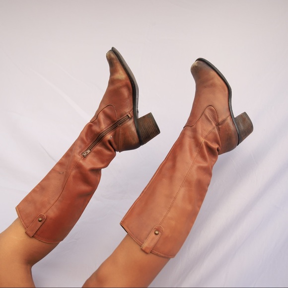 Jessica Simpson leather boots - Picture 1 of 4